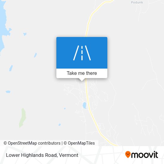 Mapa de Lower Highlands Road