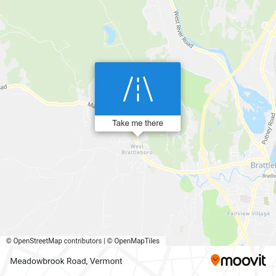 Meadowbrook Road map