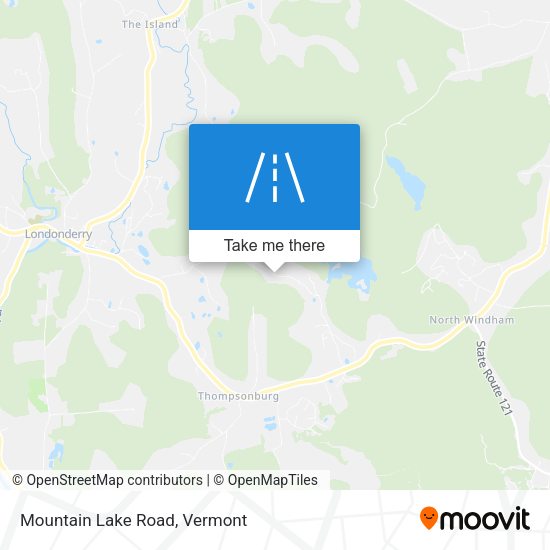 Mountain Lake Road map