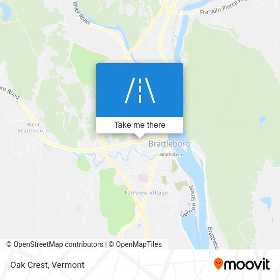 Mapa de Oak Crest