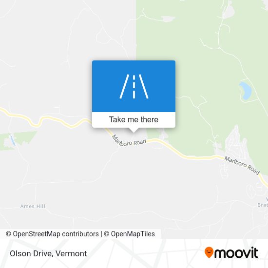 Mapa de Olson Drive