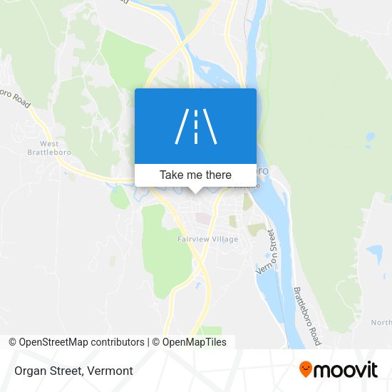 Mapa de Organ Street