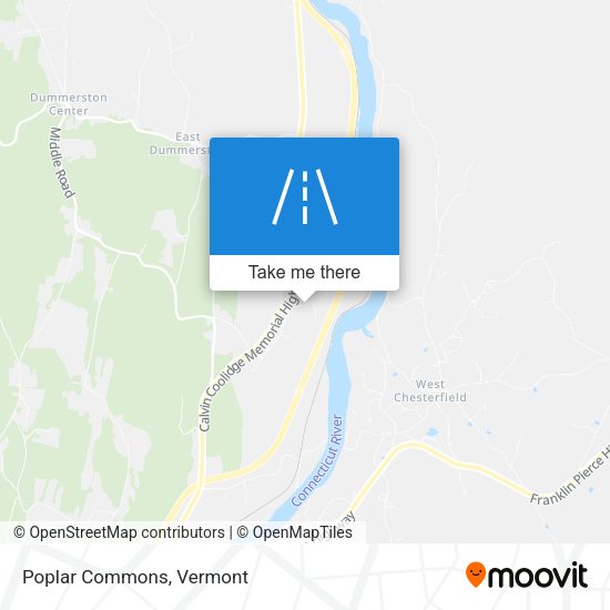 Mapa de Poplar Commons