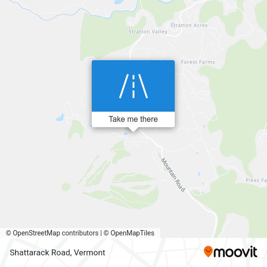 Mapa de Shattarack Road