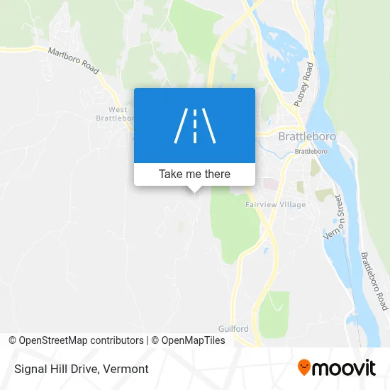 Signal Hill Drive map