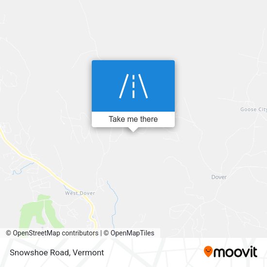 Mapa de Snowshoe Road