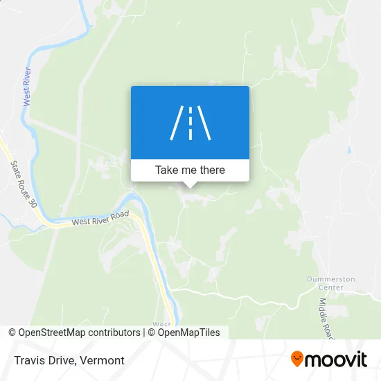 Travis Drive map