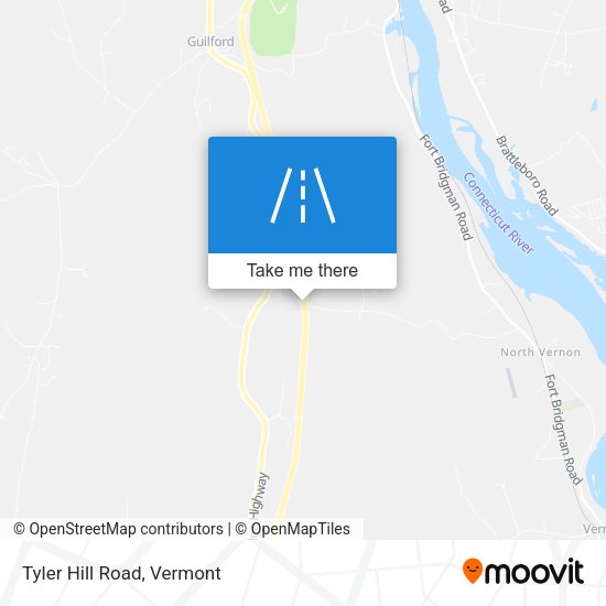 Mapa de Tyler Hill Road