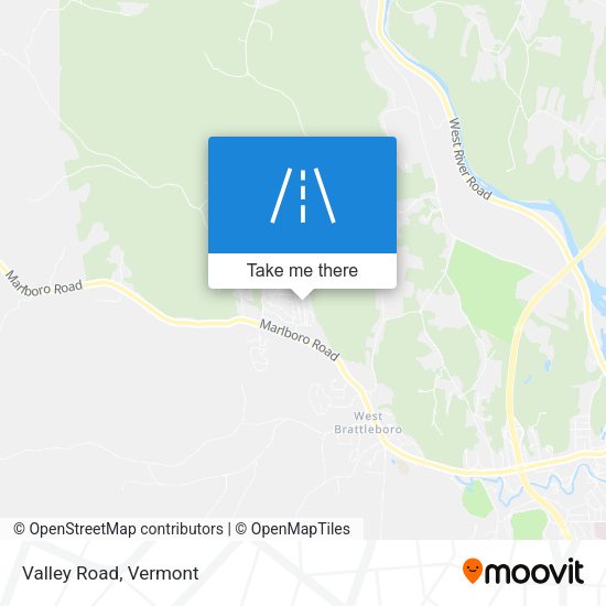 Valley Road map