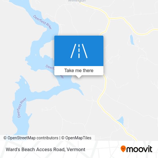 Mapa de Ward's Beach Access Road