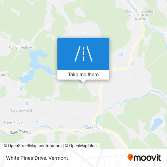 White Pines Drive map