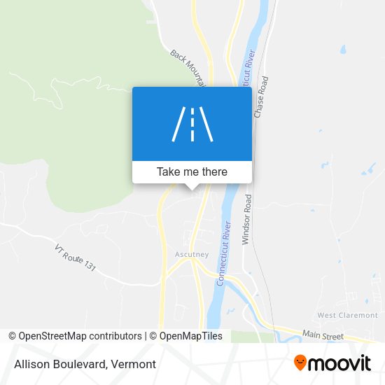 Mapa de Allison Boulevard