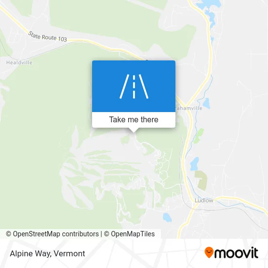 Alpine Way map