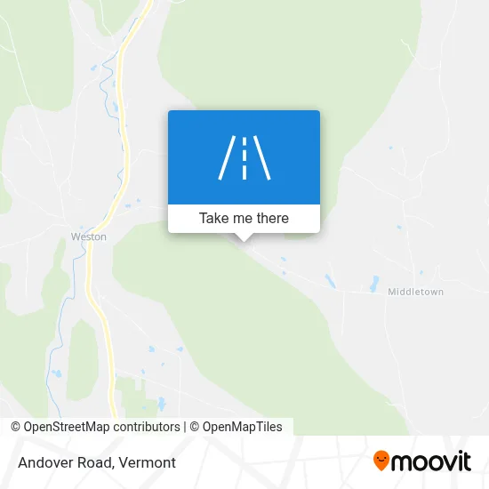 Andover Road map