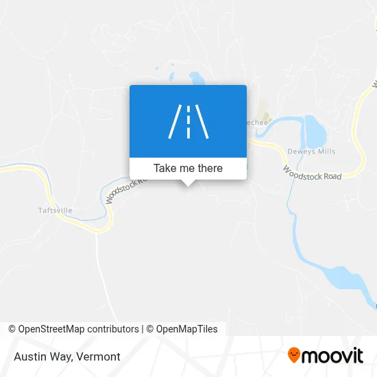 Austin Way map