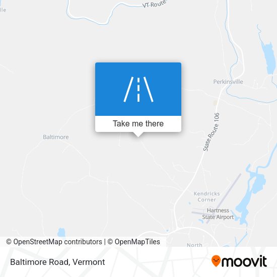 Baltimore Road map