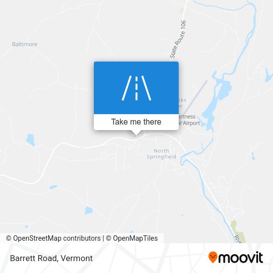 Mapa de Barrett Road