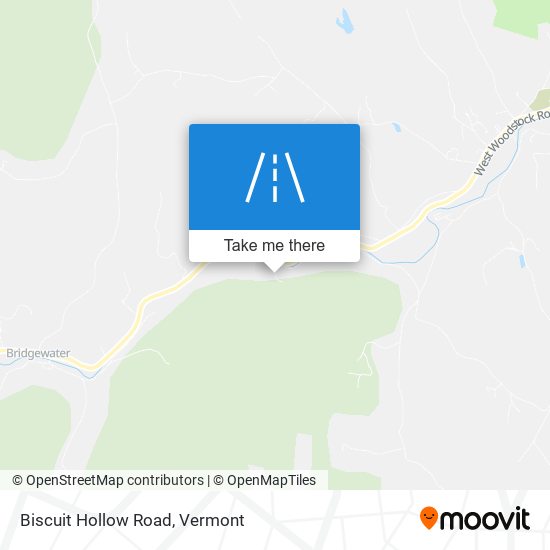 Biscuit Hollow Road map