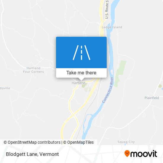 Blodgett Lane map