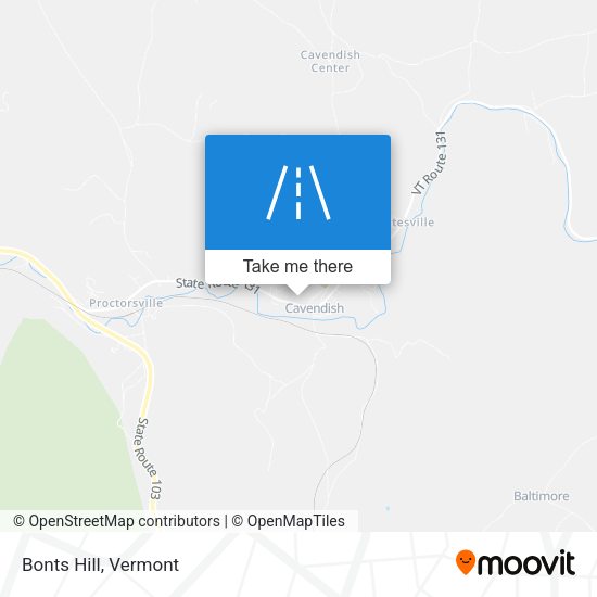 Mapa de Bonts Hill