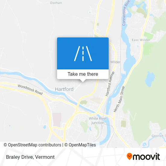 Braley Drive map