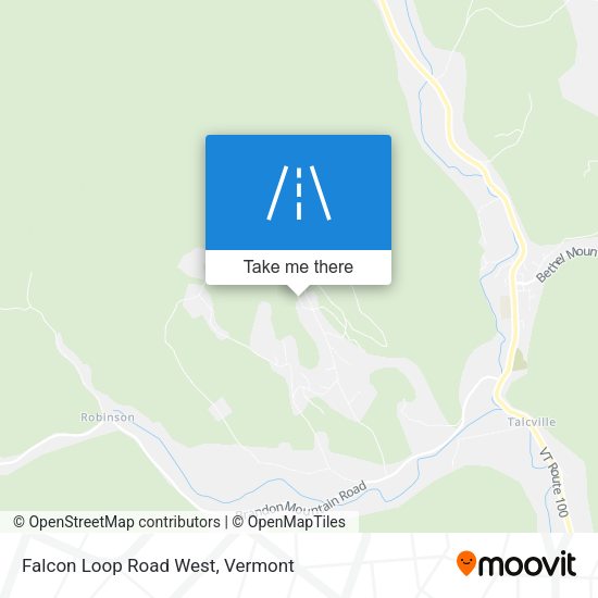 Falcon Loop Road West map