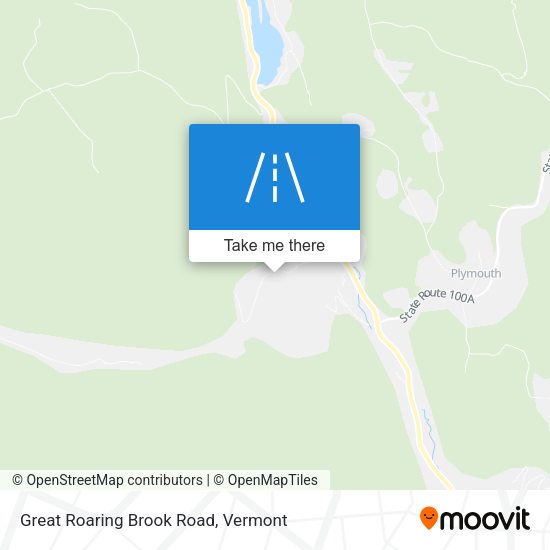 Great Roaring Brook Road map
