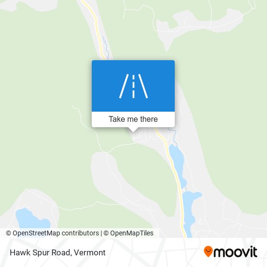 Hawk Spur Road map