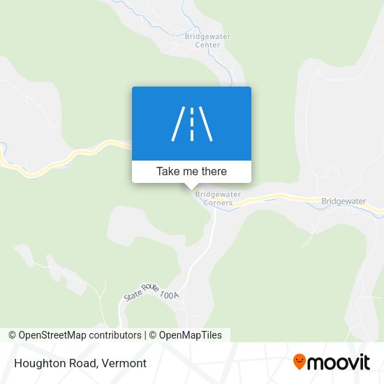 Houghton Road map