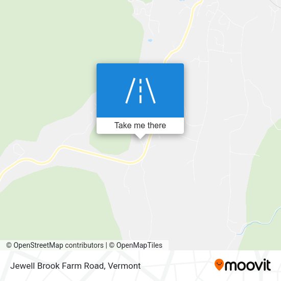 Jewell Brook Farm Road map