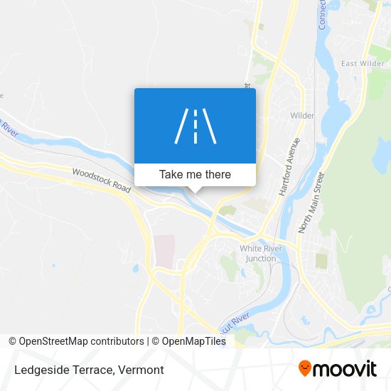 Mapa de Ledgeside Terrace
