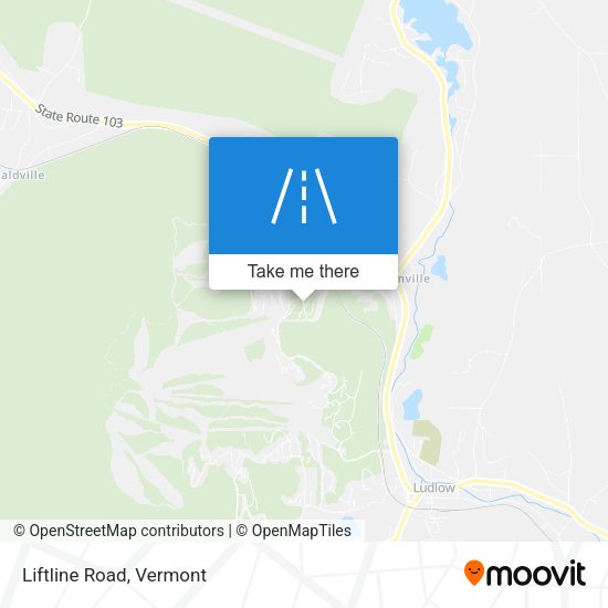 Mapa de Liftline Road