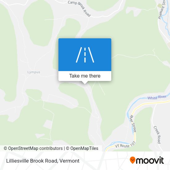 Lilliesville Brook Road map