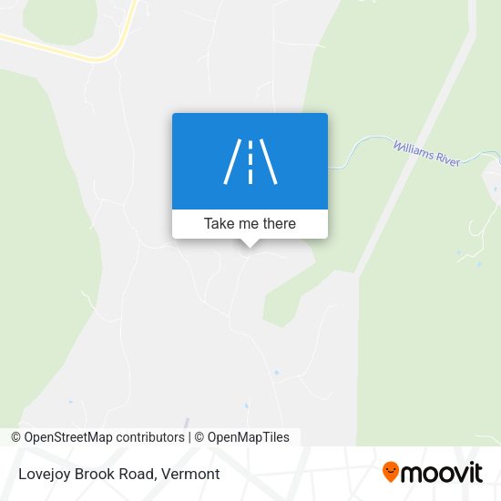 Mapa de Lovejoy Brook Road