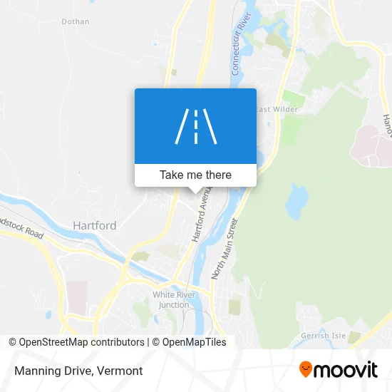 Manning Drive map