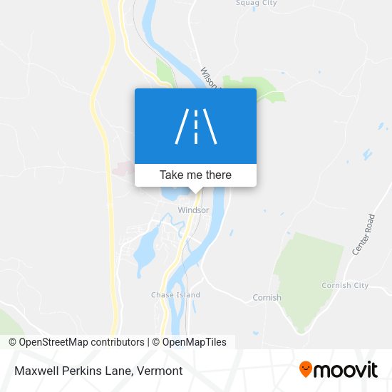 Mapa de Maxwell Perkins Lane