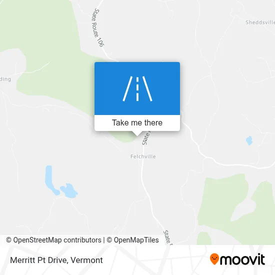 Merritt Pt Drive map