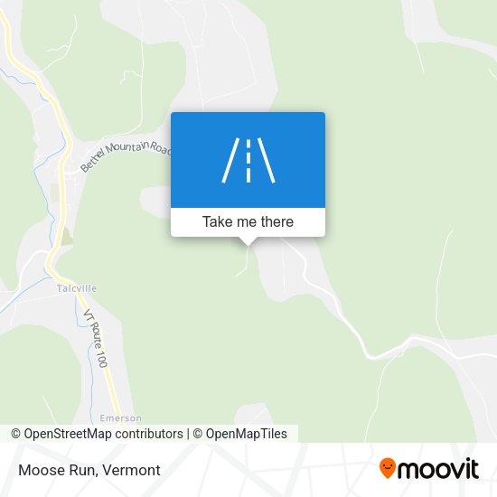 Mapa de Moose Run
