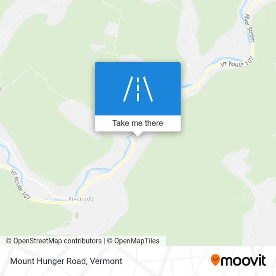 Mount Hunger Road map