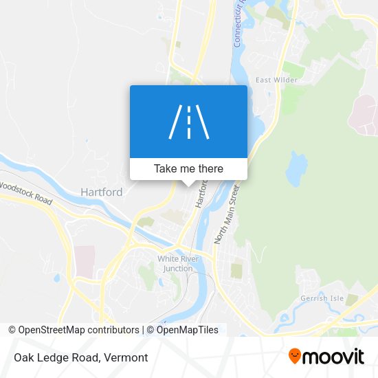 Mapa de Oak Ledge Road