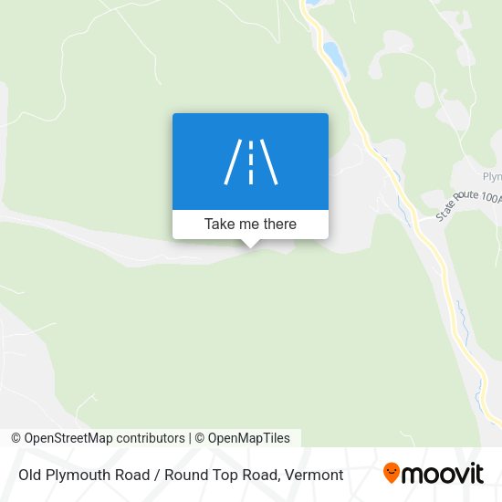 Old Plymouth Road / Round Top Road map