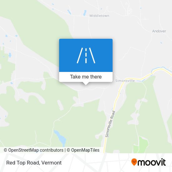 Mapa de Red Top Road
