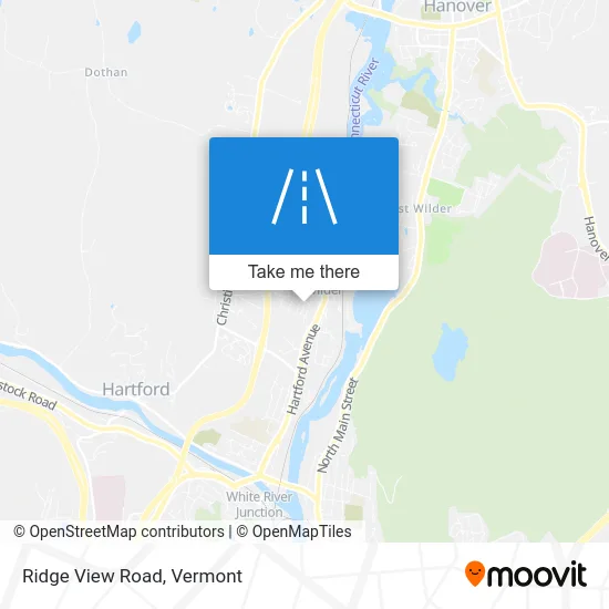 Ridge View Road map