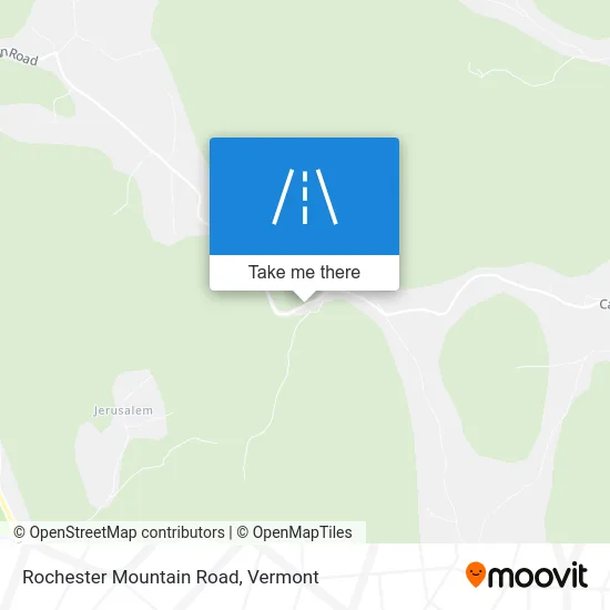 Rochester Mountain Road map
