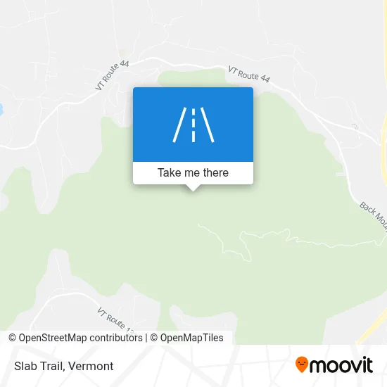 Slab Trail map