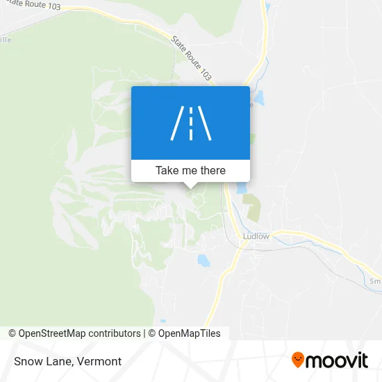 Snow Lane map