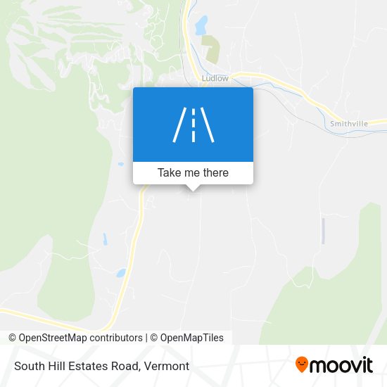 South Hill Estates Road map