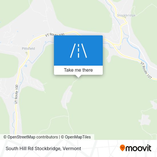 South Hill Rd Stockbridge map