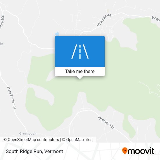 Mapa de South Ridge Run