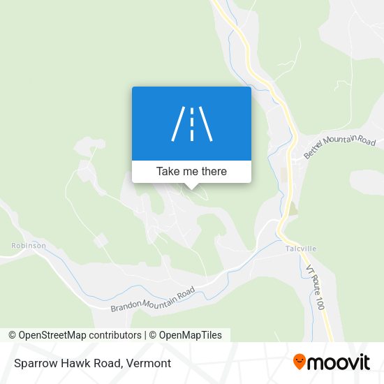 Mapa de Sparrow Hawk Road